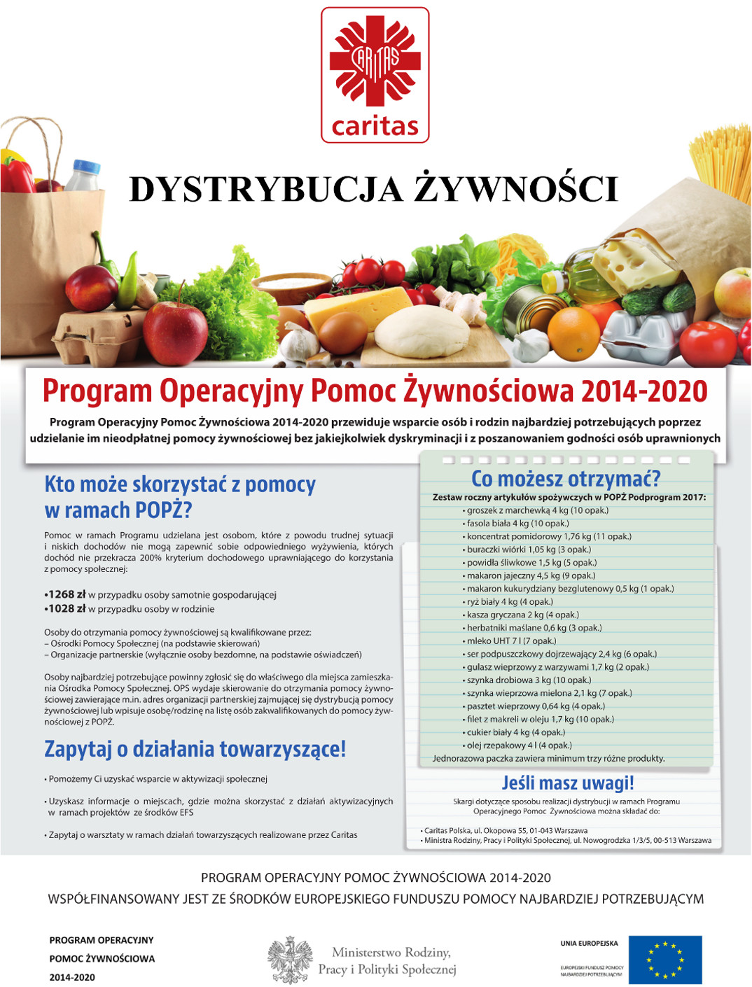 Program Operacyjny Pomoc Żywnościowa 2014-2020