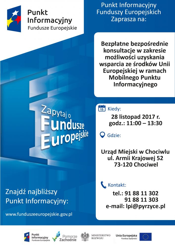 Konsultacje w ramach Mobilnego Punku Informacyjnego