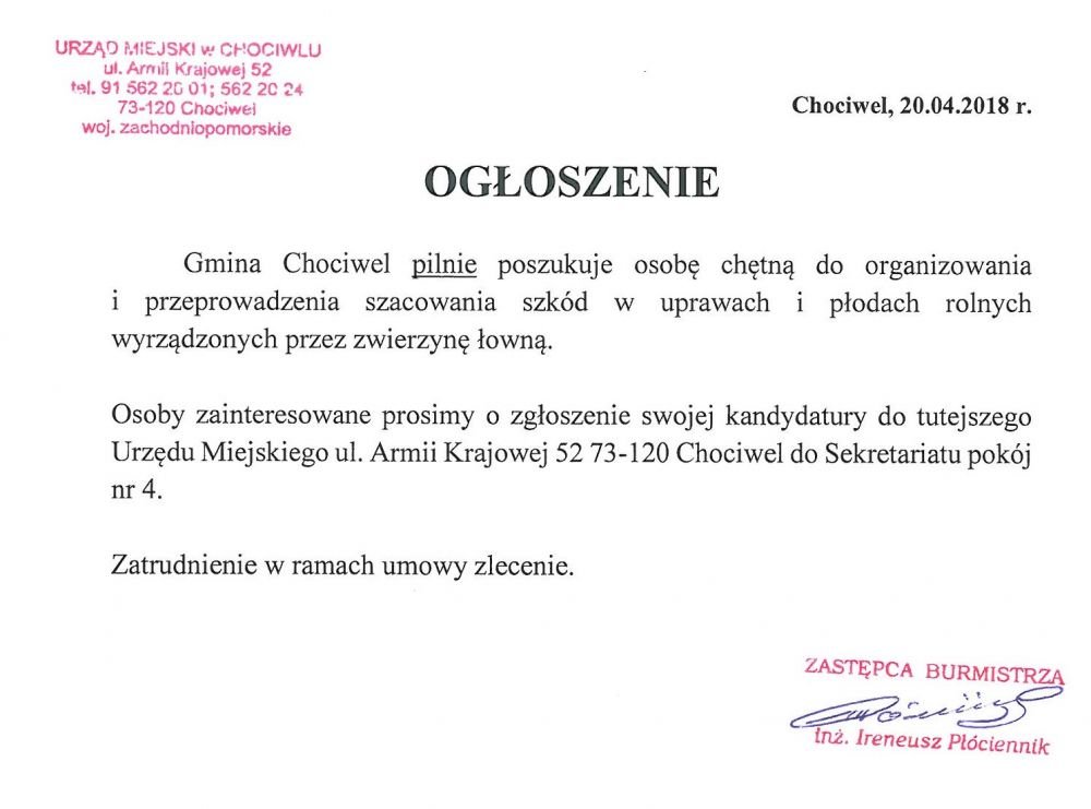 Ogłoszenie