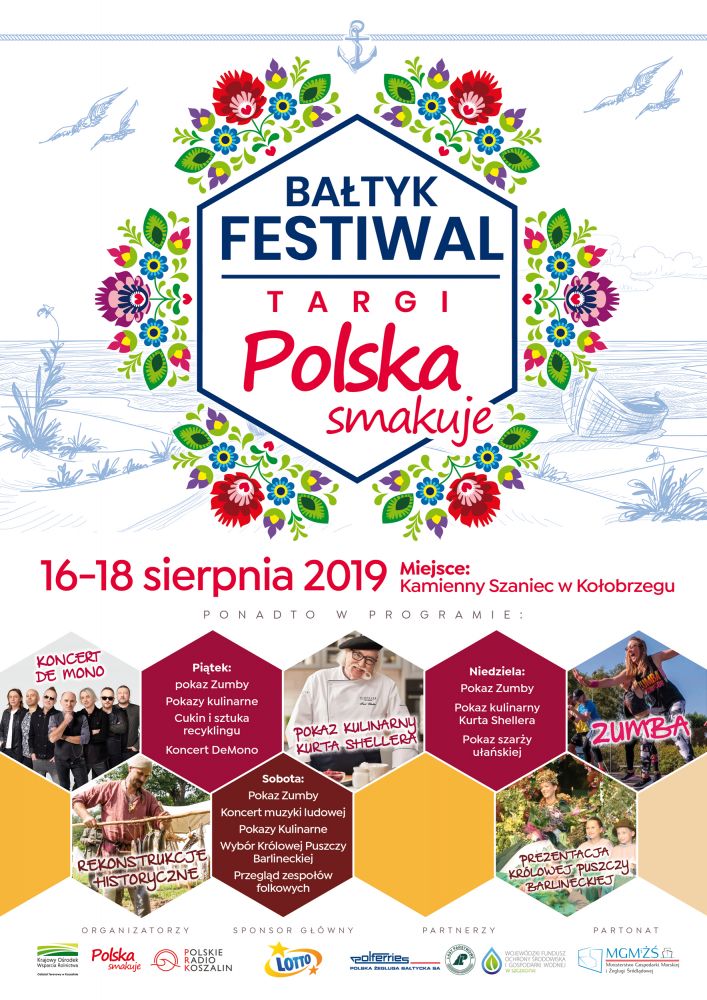 Krajowy Ośrodek Wsparcia Rolnictwa serdecznie zaprasza na wydarzenie pn. „Bałtyk Festiwal Targi Polska Smakuje”