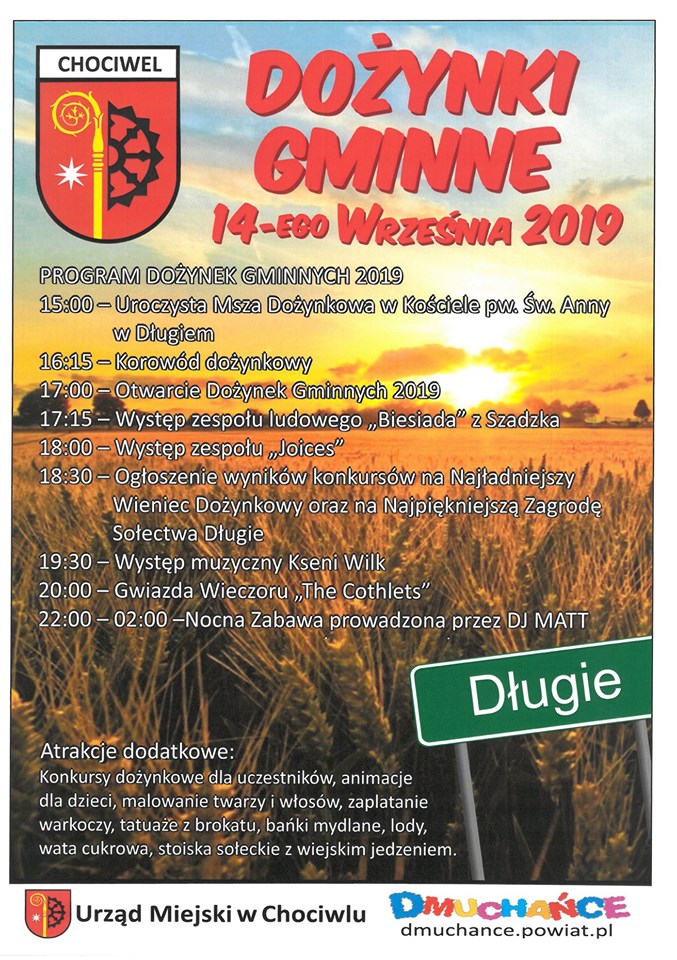 Dożynki Gminne - 14.09.2019 - Długie