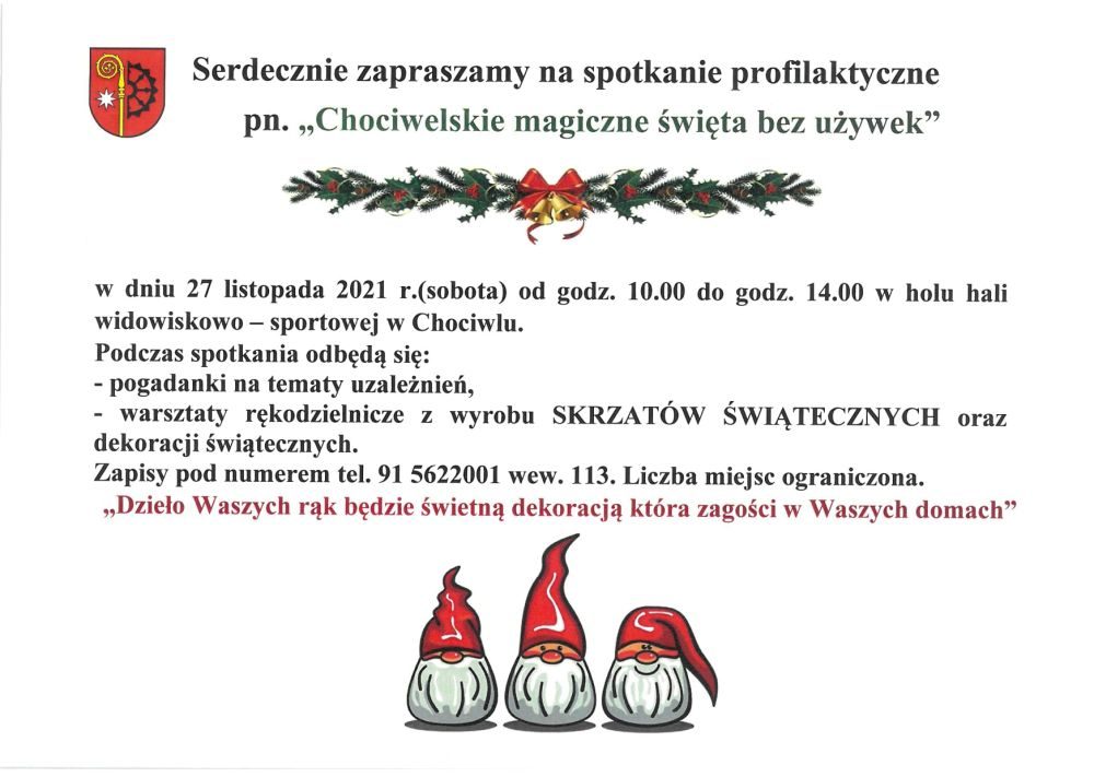 Chociwelskie magiczne święta bez używek