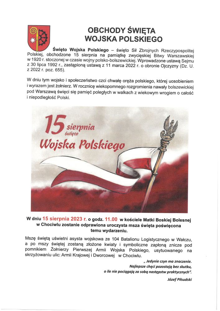 Obchody Święta Wojska Polskiego