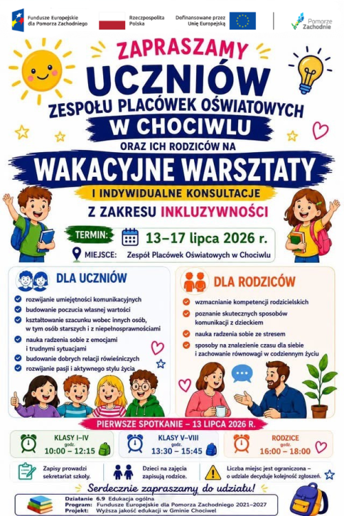 Warsztaty - "Z szacunkiem do siebie, z szacunkiem do innych"