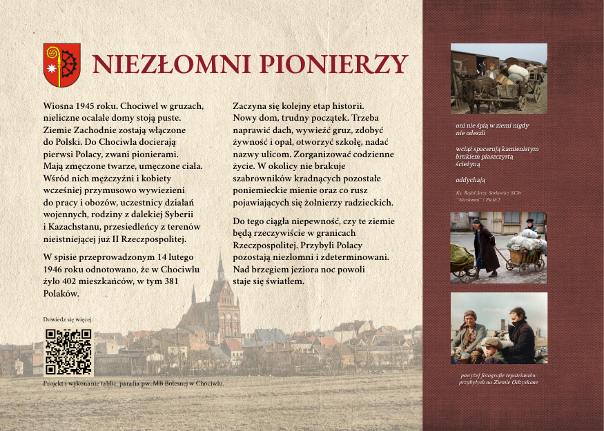 NIEZŁOMNI PIONIERZY CHOCIWLA / TABLICA 2