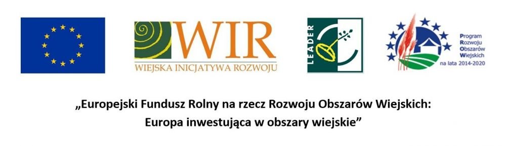 Baner: Europejski Fundusz Rolny Na Rzecz Rozwoju Obszarów Wiejskich Europa Inwestująca W Obszary Wiejskie.